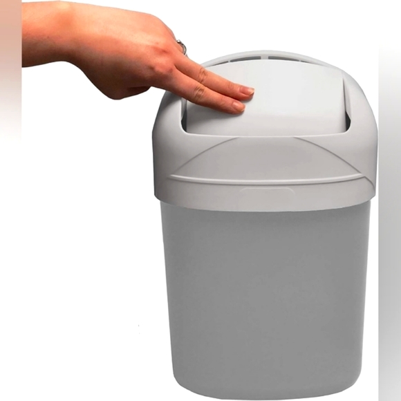 Camco 5 Quart Tight Space Cabinet-Mount Trash Can - Picture 4 of 6